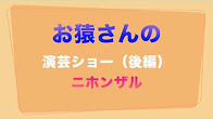 お猿さんの楽しい演芸ショー(後編) ニホンザル (YouTube 動画).jpg