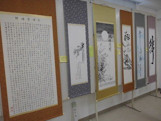 掛け軸の展示作品