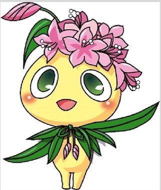 滋賀びわこ総文マスコットキャラクター「湖楠(うみな)